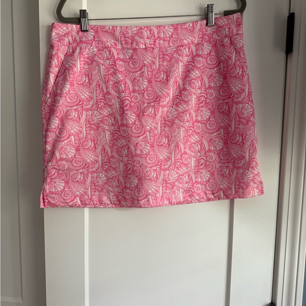 Vineyard Vines Pink Patterned Mini Skirt